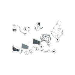 Maska szlifierska Schweisskraft VarioProtect GRIND AIR z nawiewem